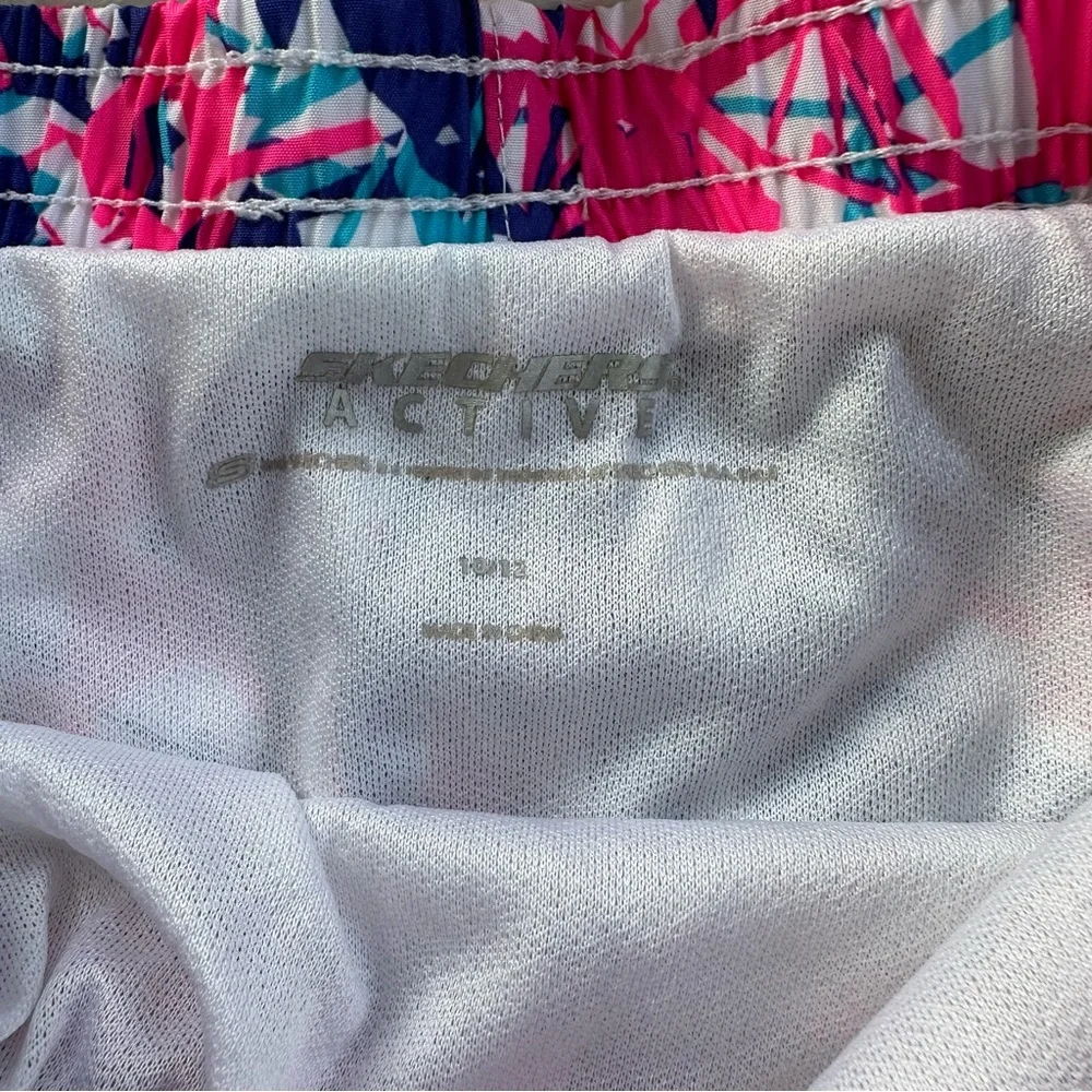 5x$25 Skechers Active Elastic Waistband Mesh Detail Lined Shorts, 10